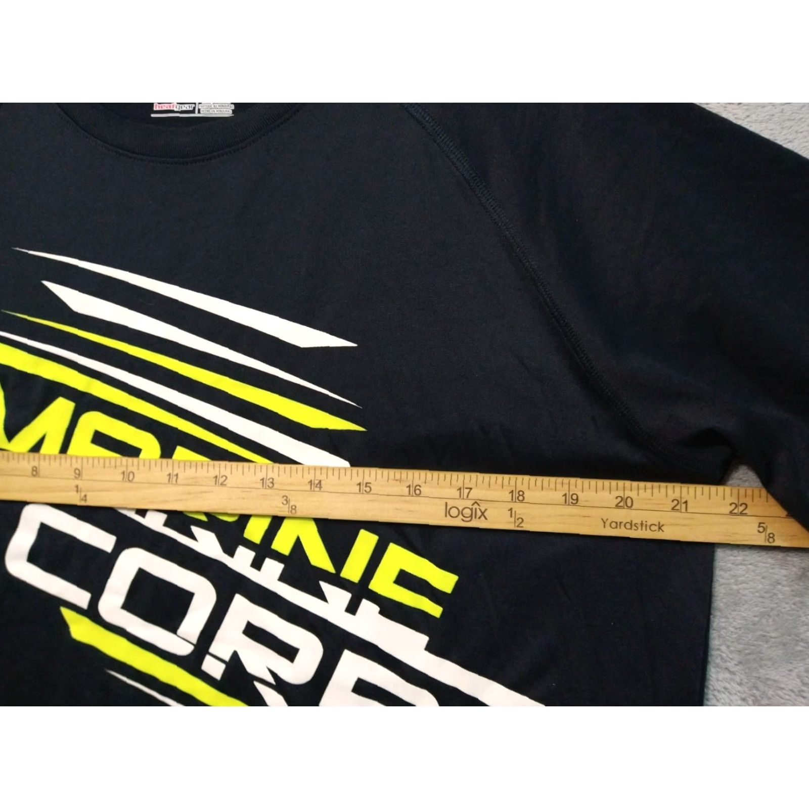 Under Armour Under Armour HeatGear Shirt Mens M Black Marine Corps Short Sleeve Crew Neck T-Shirt Size US M / EU 48-50 / 2 - 4 Thumbnail
