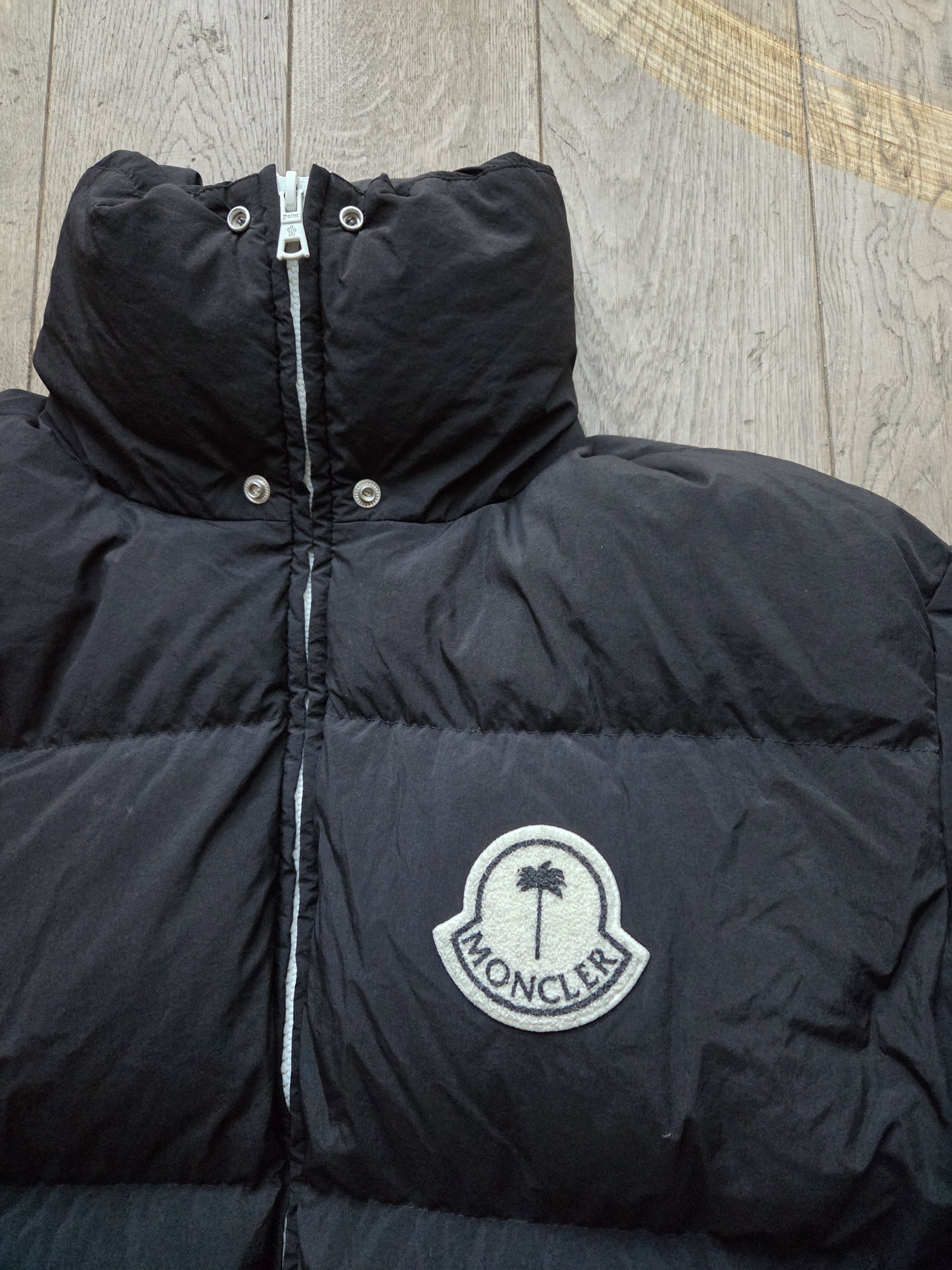 Moncler Genius × Palm Angels Moncler Genius × Palm Angels black Puffer Jacke Size US XXL / EU 58 / 5 - 5 Thumbnail