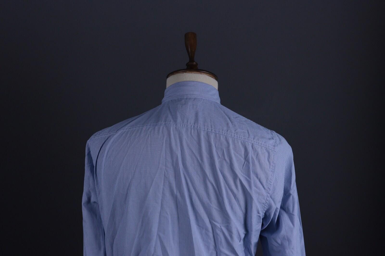 Denim & Supply Ralph Lauren Denim & Supply Ralph Lauren Blue Pinstripe Down Shirt L Size US L / EU 52-54 / 3 - 9 Thumbnail