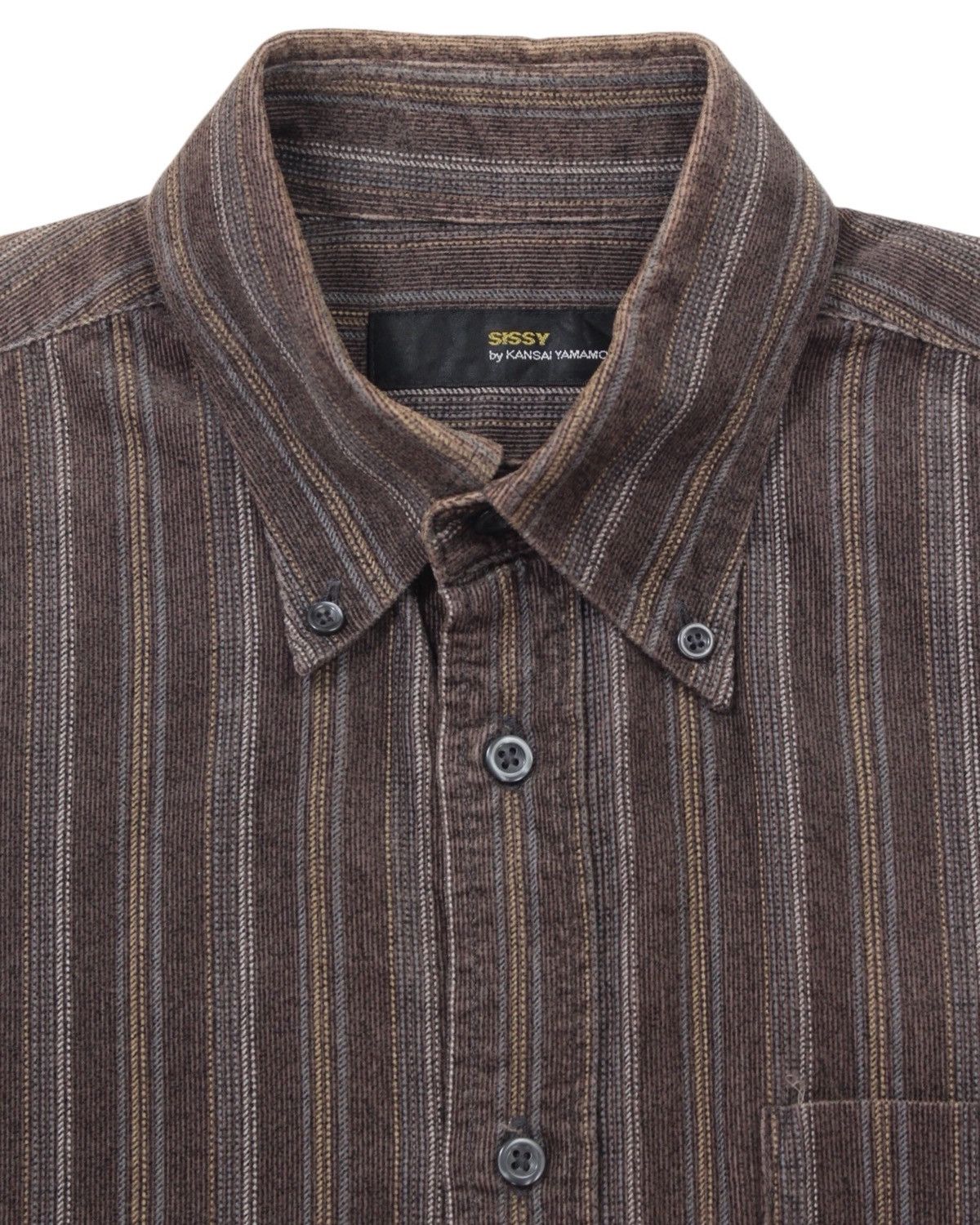 Kansai Yamamoto 2000S SISSY BY KANSAI YAMAMOTO CORDUROY SHIRT Size US M / EU 48-50 / 2 - 5 Thumbnail