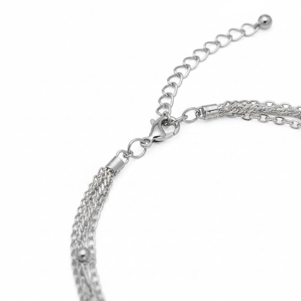 Other AND NOW THIS Silver Plated Layered Chain Necklace 18” New Size ONE SIZE - 3 Thumbnail