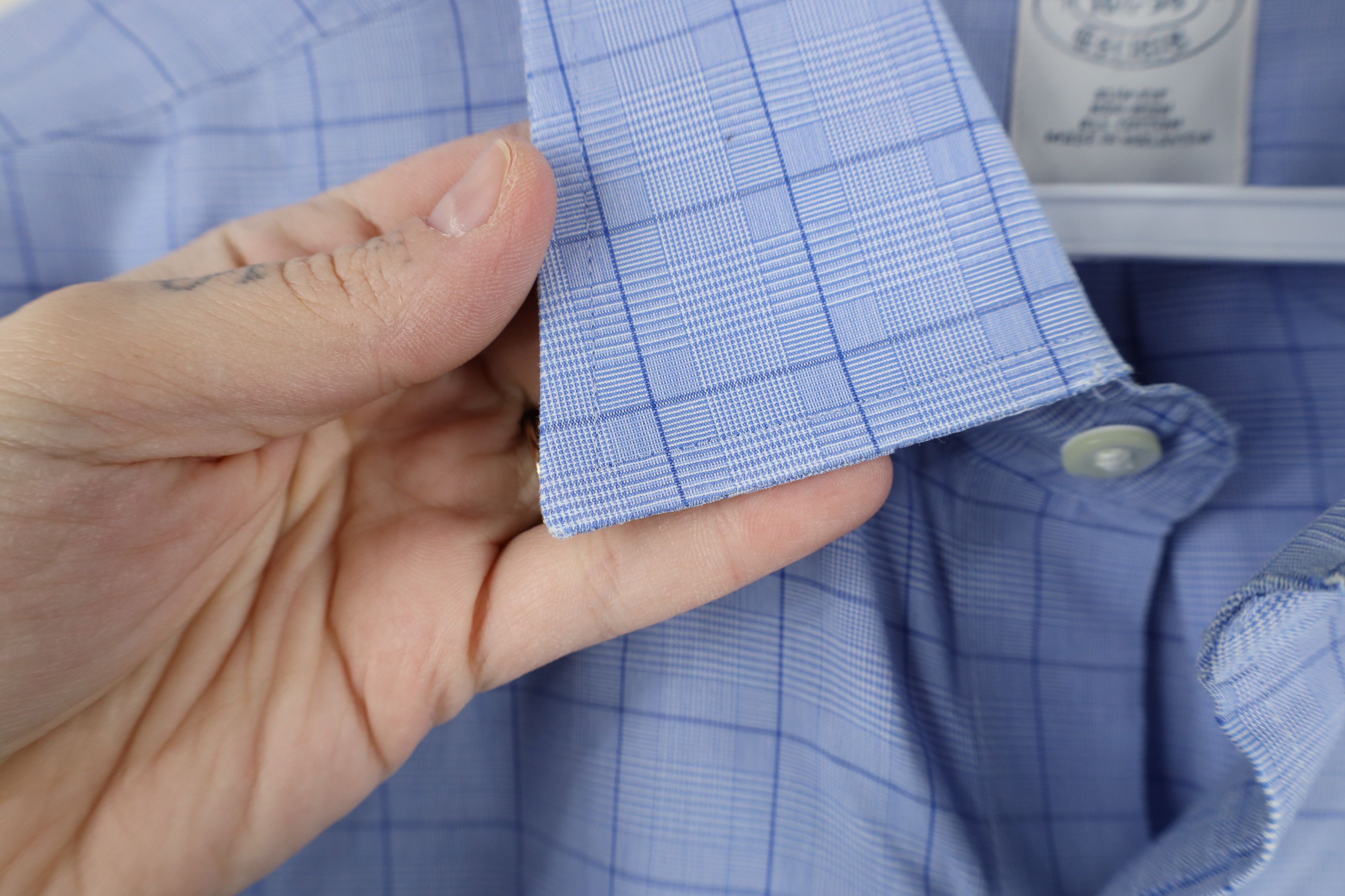 Brooks Brothers × Vintage Vintage 90s Brooks Brothers Fit Non Iron Button Shirt Plaid Size US M / EU 48-50 / 2 - 10 Thumbnail