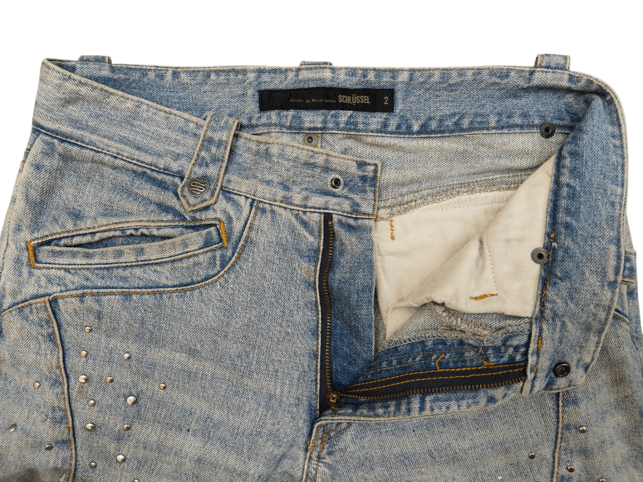 Beauty Beast × If Six Was Nine × Japanese Brand Japanese Schlussel Flare Denim Size US 30 / EU 46 - 9 Thumbnail