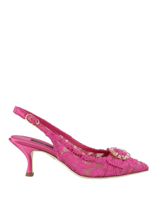 Dolce & Gabbana o1y0925 Spool Heel Pumps in Fuchsia Size US 6 / IT 36 - 1 Thumbnail