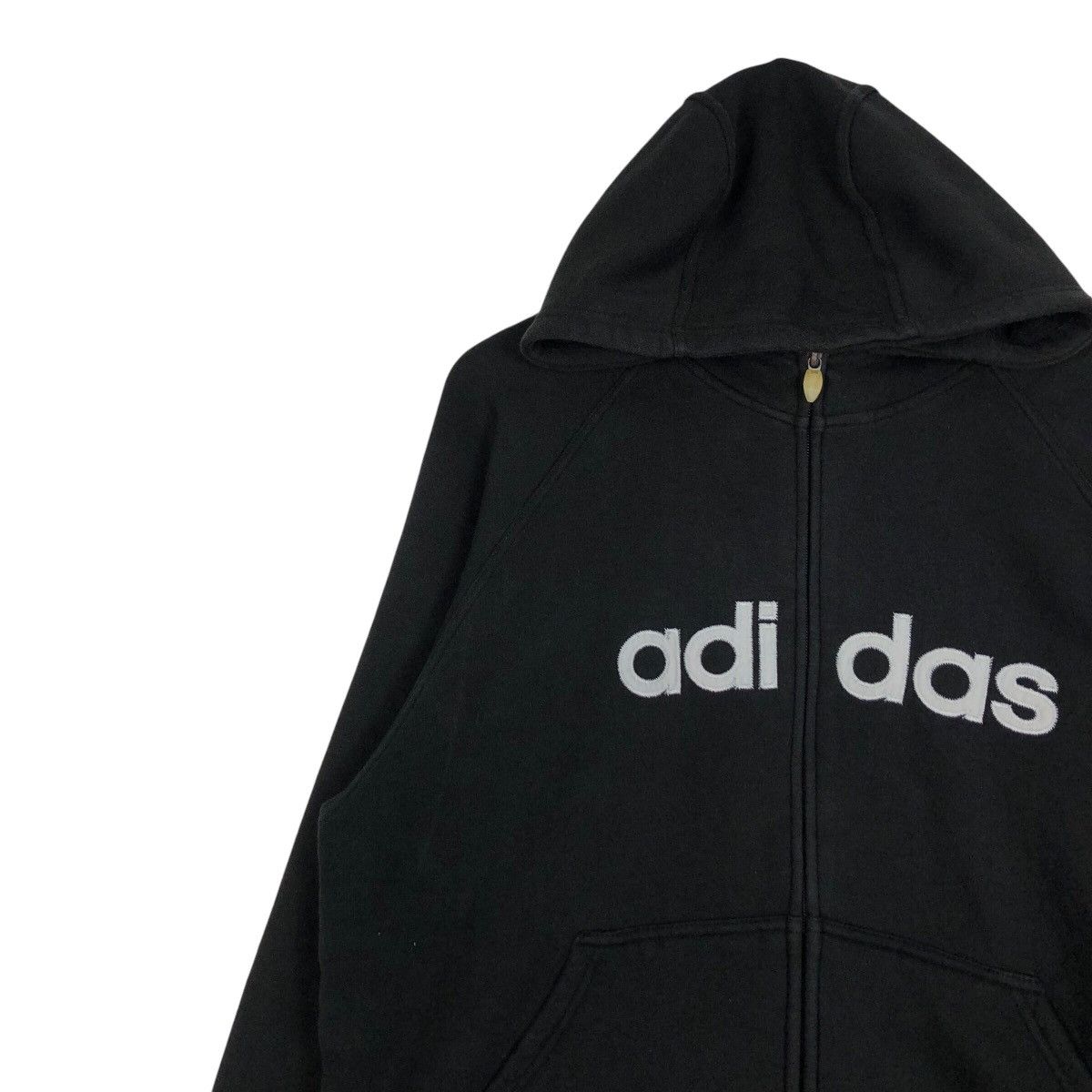 Adidas × Japanese Brand Adidas Spell Out Vintage Sweatshirt Hoodie Large Size US L / EU 52-54 / 3 - 6 Thumbnail