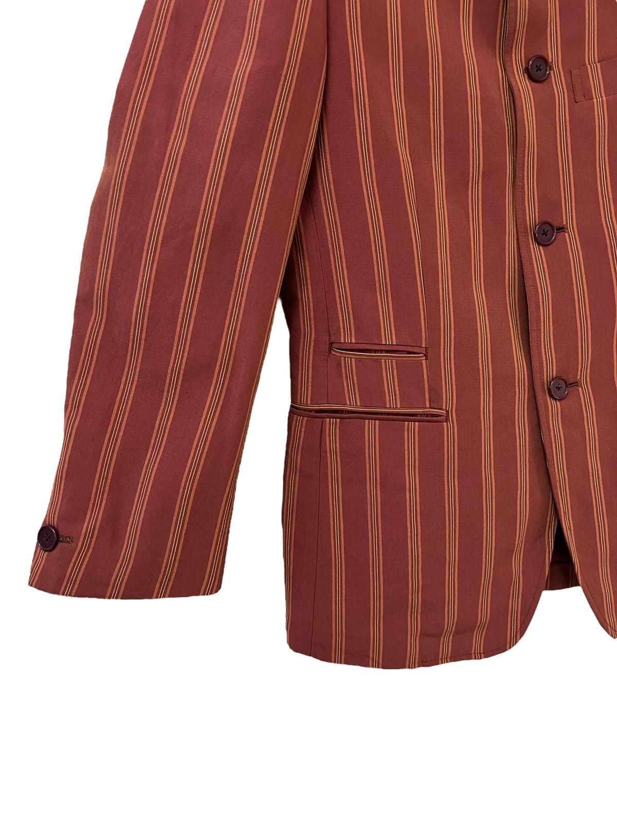 Romeo Gigli Vintage Romeo Gigli Stripes Jacket Blazer Size US M / EU 48-50 / 2 - 7 Thumbnail