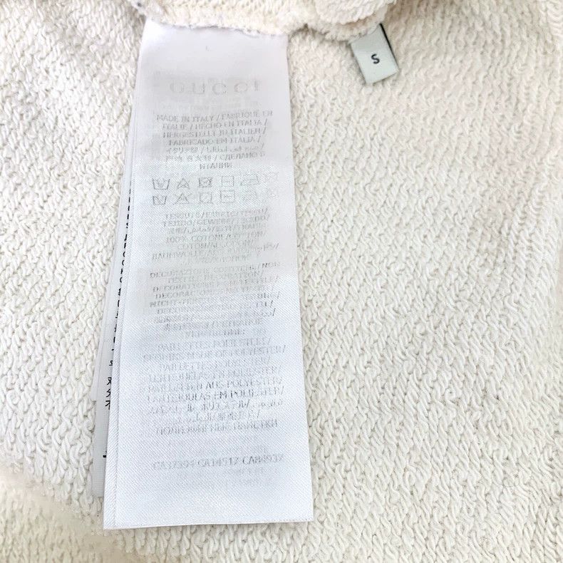 Gucci Gucci Sequin double G apple white round-neck cotton long-sl Size US S / EU 44-46 / 1 - 7 Thumbnail