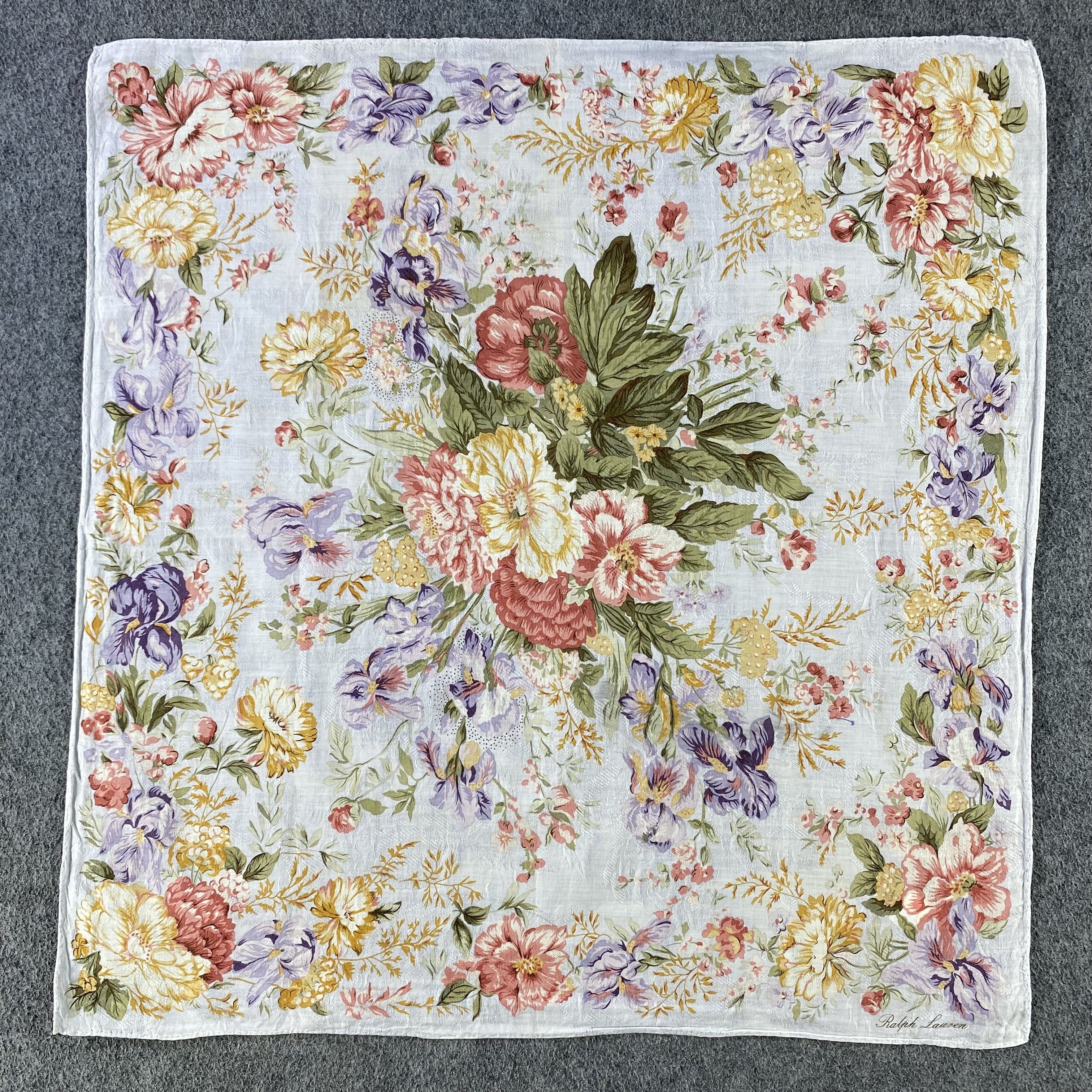 Ralph Lauren × Vintage Ralph Lauren Handkerchief/Neckerchief/Bandana HC598 Size ONE SIZE - 1 Thumbnail