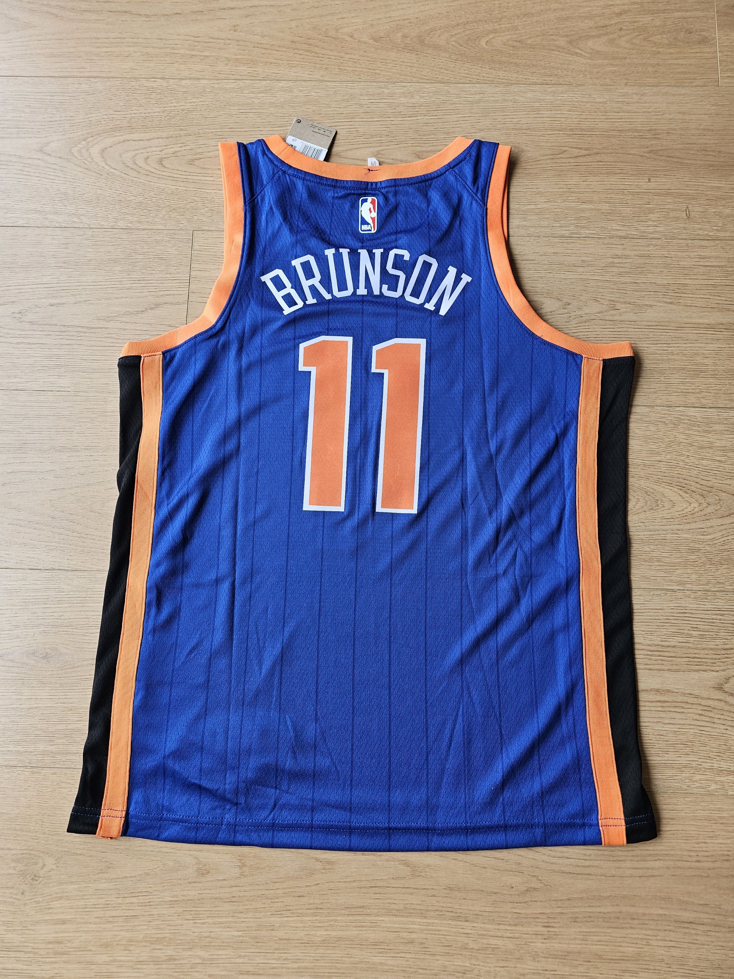 jordan adult new york knicks jalen brunson #11 statement jersey