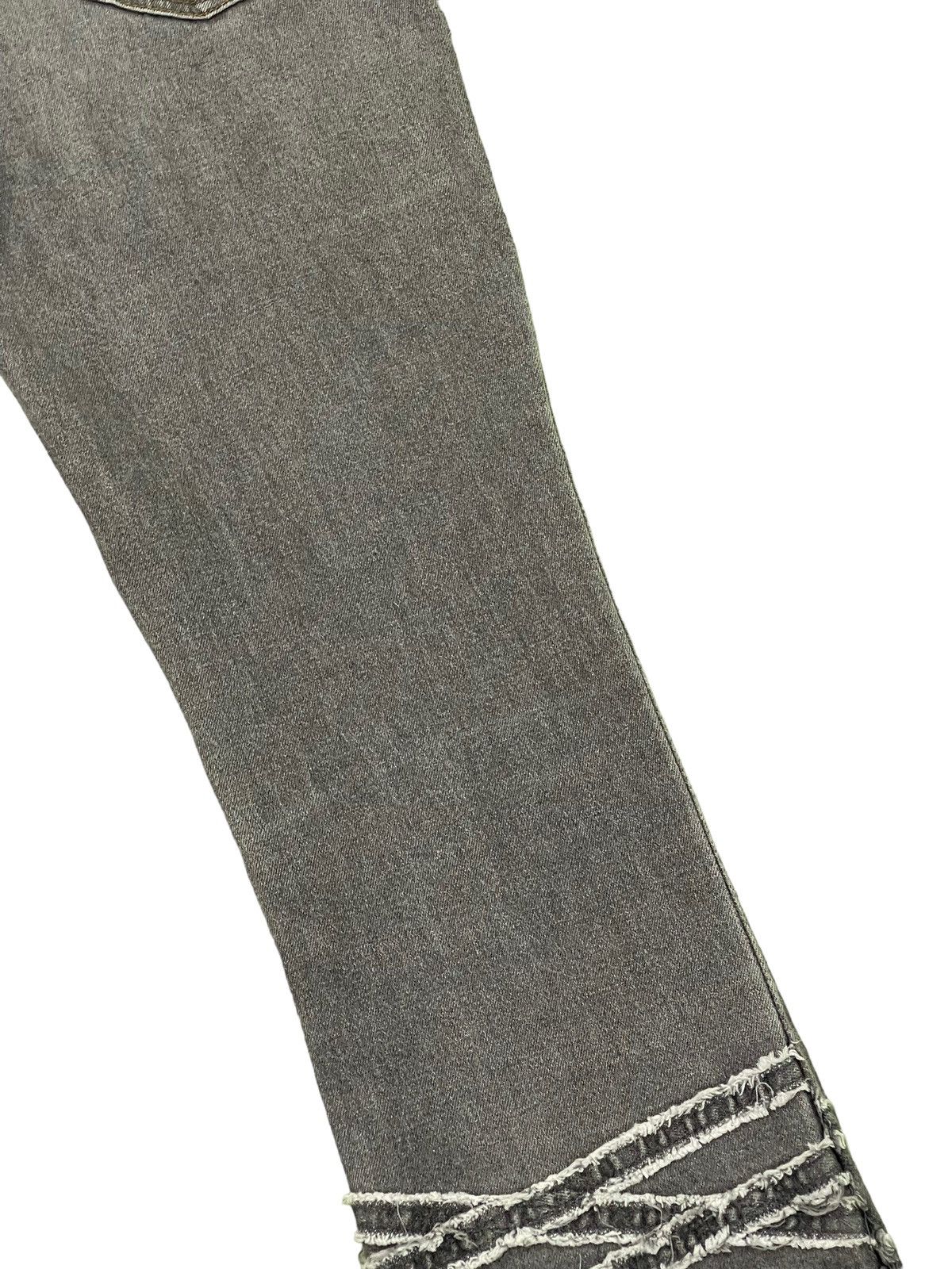 Japanese Brand Flare Jeans Skinny Lip Make Distress Stretch Boot Cut 6🟦4 Size US 29 - 17 Thumbnail