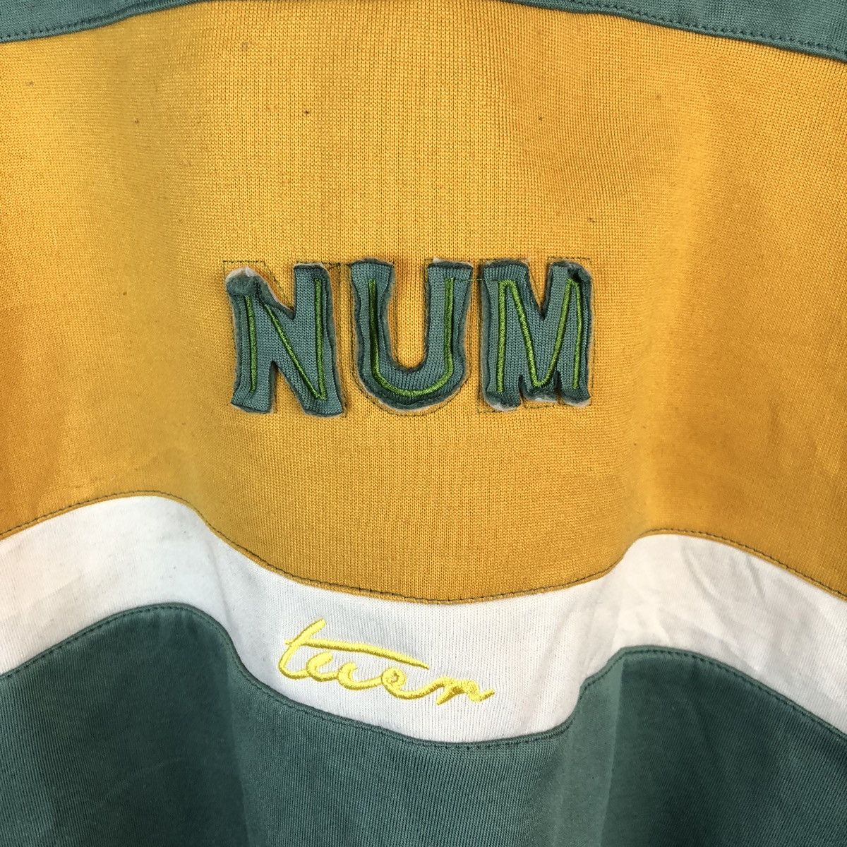 Japanese Brand NUM Green vintage Hoodie #A2198 Size US L / EU 52-54 / 3 - 9 Thumbnail