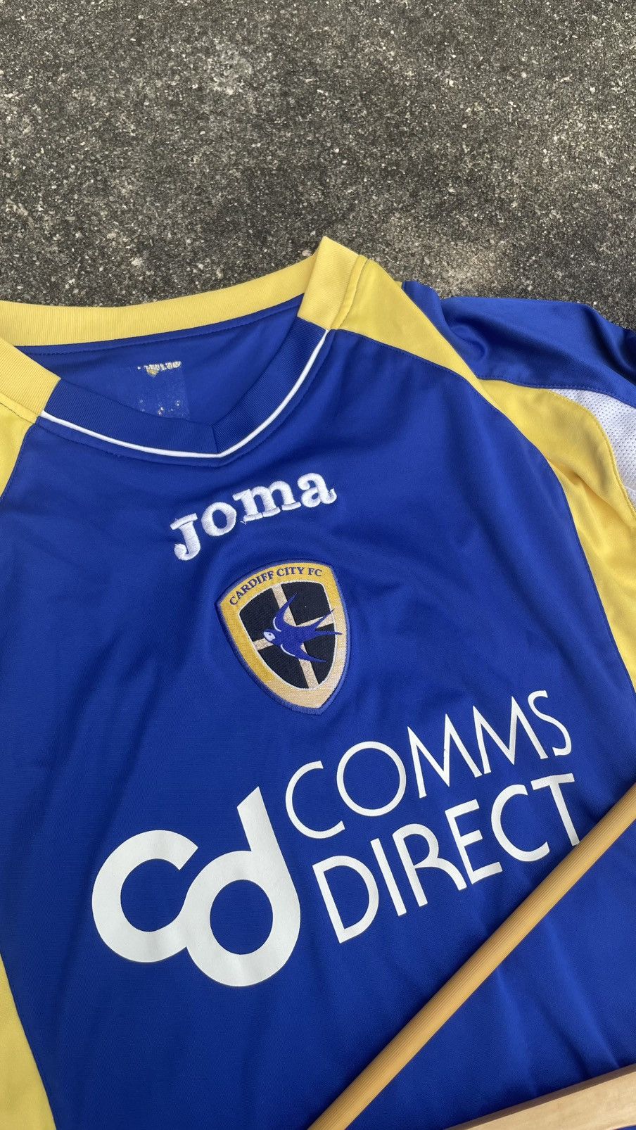 Joma Cardiff City 07/08 Home Jersey Fowler Size US XL / EU 56 / 4 - 2 Thumbnail