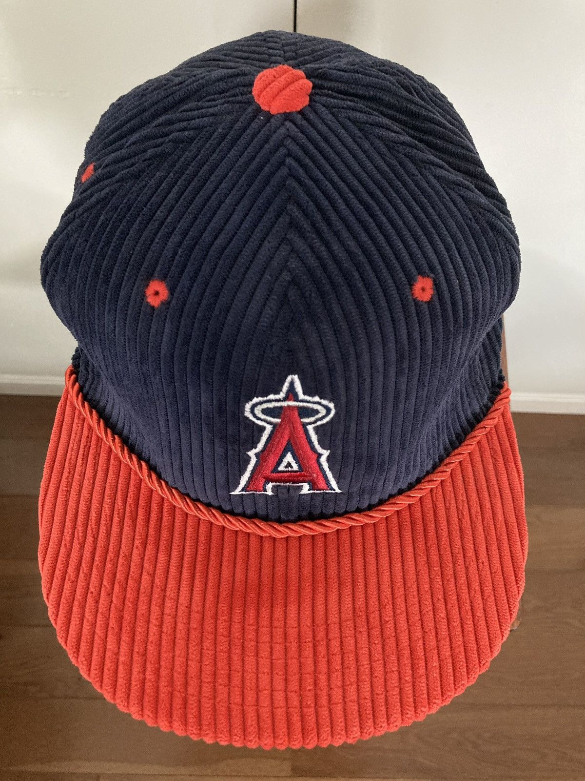 MLB LOS ANGELES ANAHIEM ANGELS SNAPBACK CAP HAT CORDUROY MLB LA Size ONE SIZE - 3 Thumbnail