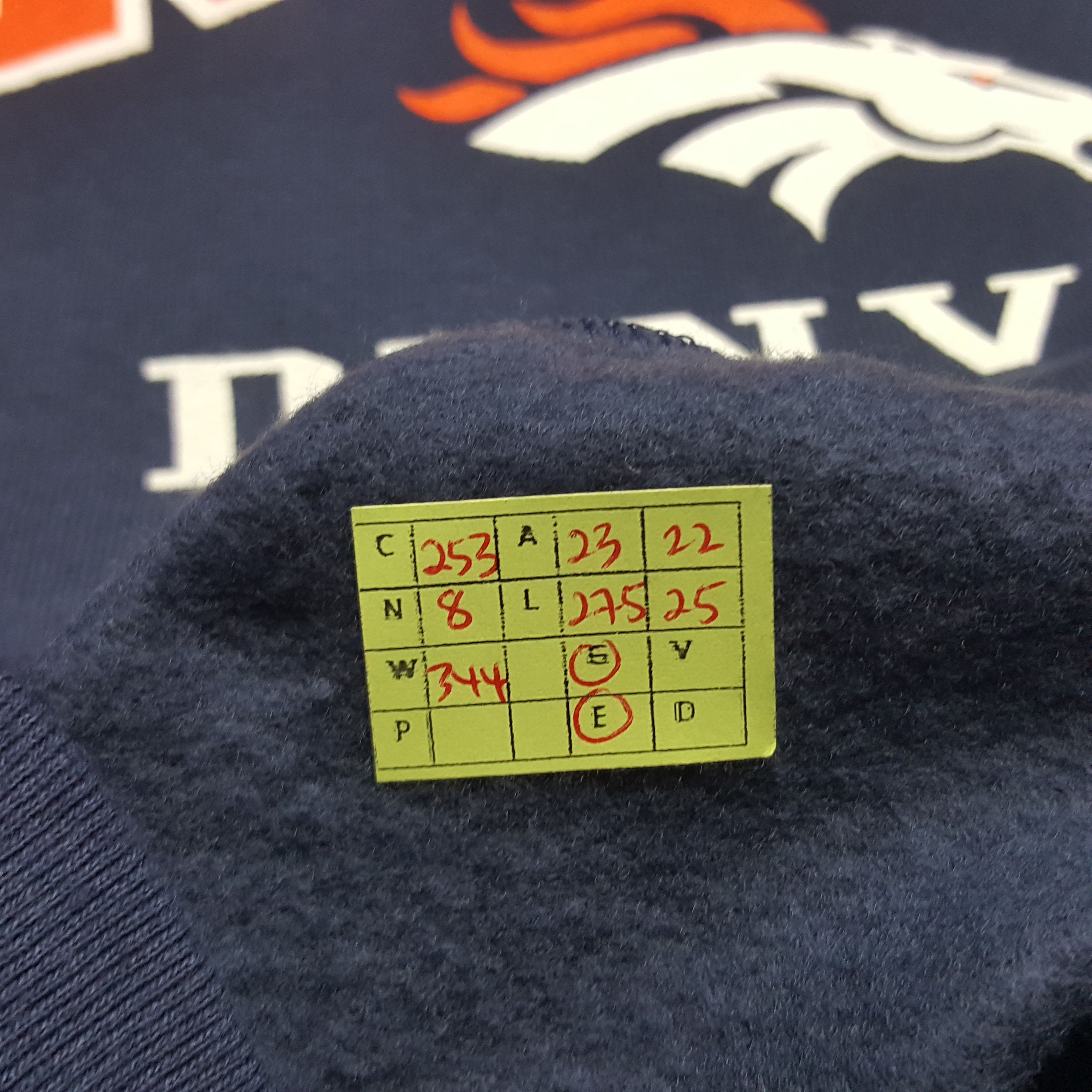CSA × NFL × Vintage Vintage Broncos Denver American Football Team Sweatshirt Size US L / EU 52-54 / 3 - 10 Thumbnail