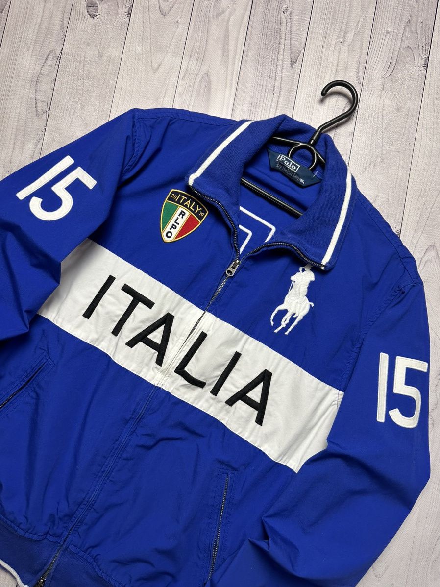 Polo Ralph Lauren × Vintage Vintage Polo Ralph Lauren jacket Italia big logo 15 size L Size US L / EU 52-54 / 3 - 2 Thumbnail