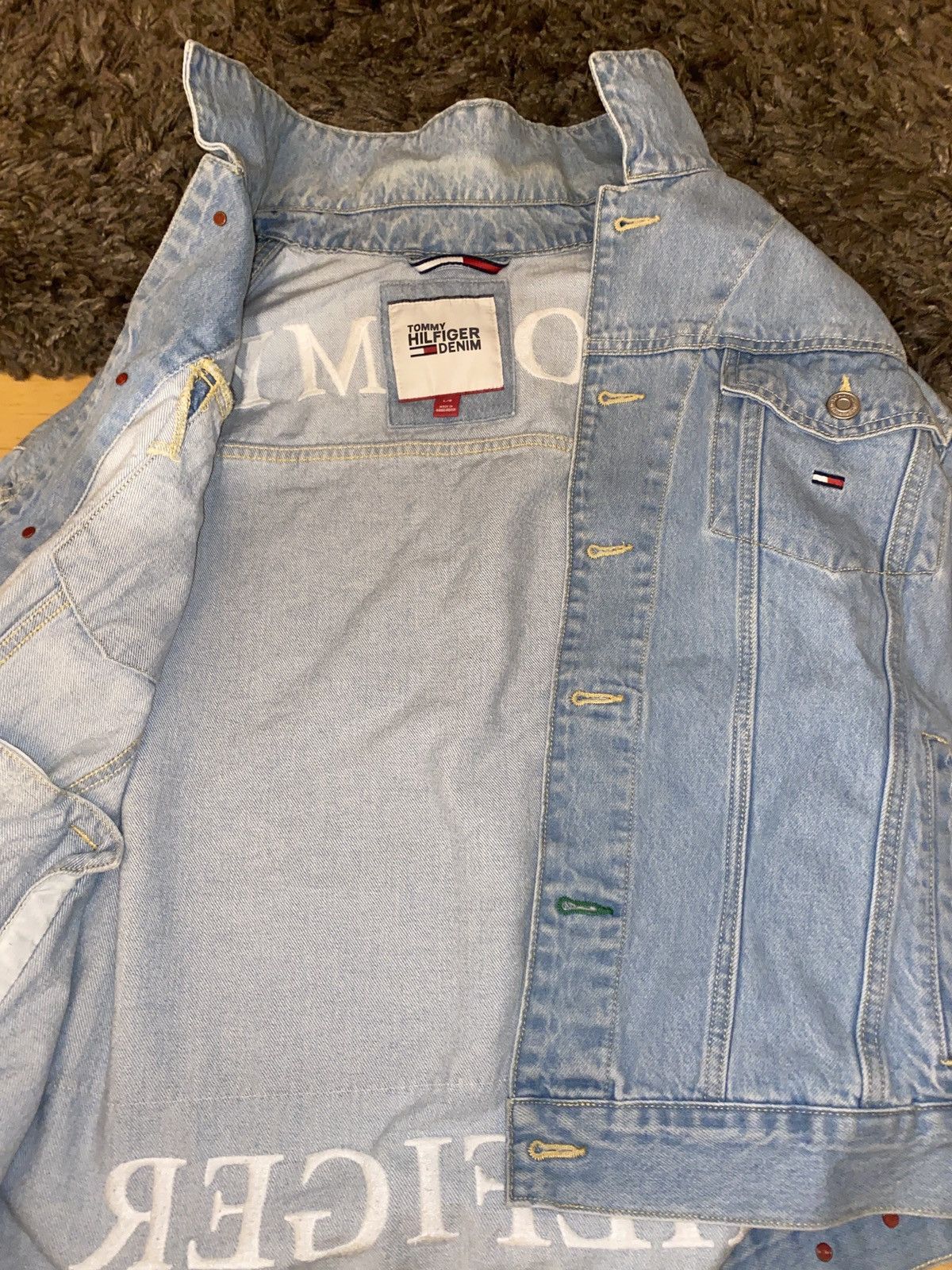 Tommy Hilfiger Tommy Hilfiger Denim Jacket Vintage Size US L / EU 52-54 / 3 - 2 Thumbnail