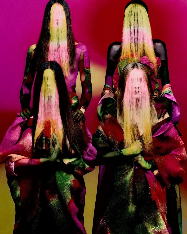 Dries Van Noten DRIES VAN NOTEN Tie-dyed silk cardigan Size M / US 6-8 / IT 42-44 - 9 Thumbnail