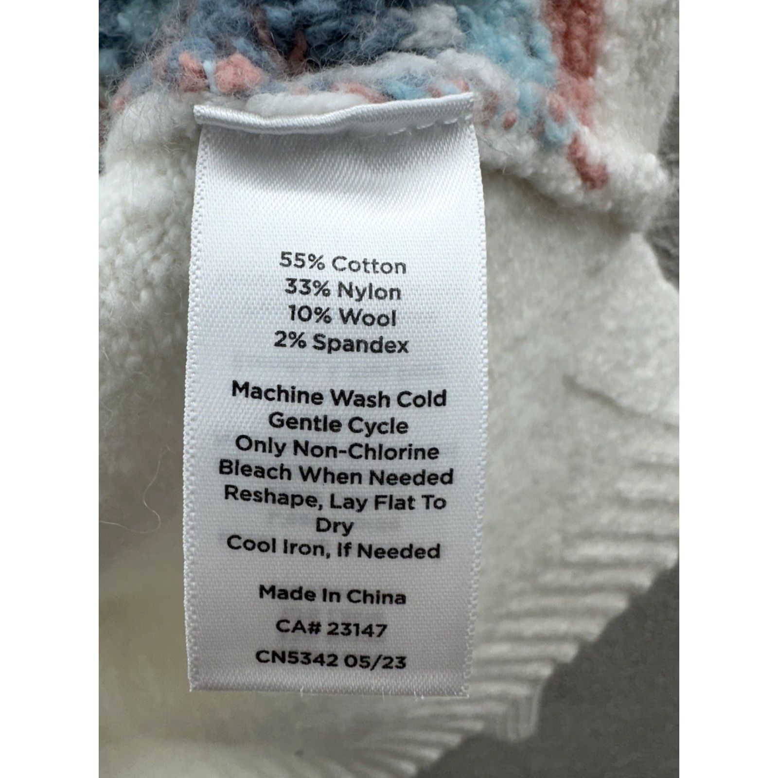 Talbots Talbots Sweater Shirt Women's Petite Small White Wool Blend Fiar Isle Soft Pullover Knit Crew Neck Regular Warm Casual Size S / US 4 / IT 40 - 5 Thumbnail