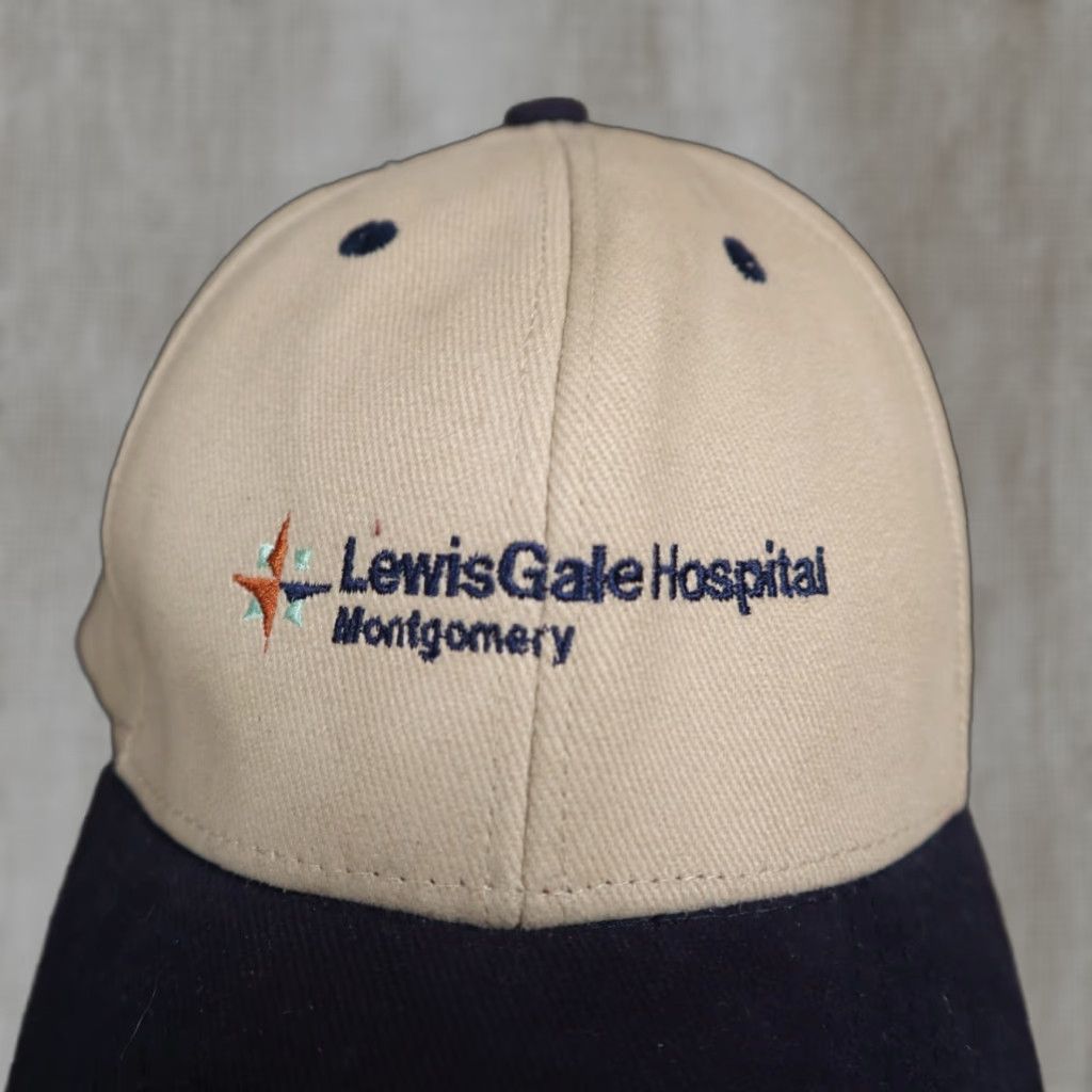 Vintage Baseball Cap Pilatus Lewis Gale Physicians Cap Hat Adult Size Adjustable Beige Unisex Mens Womens Size ONE SIZE - 1 Thumbnail