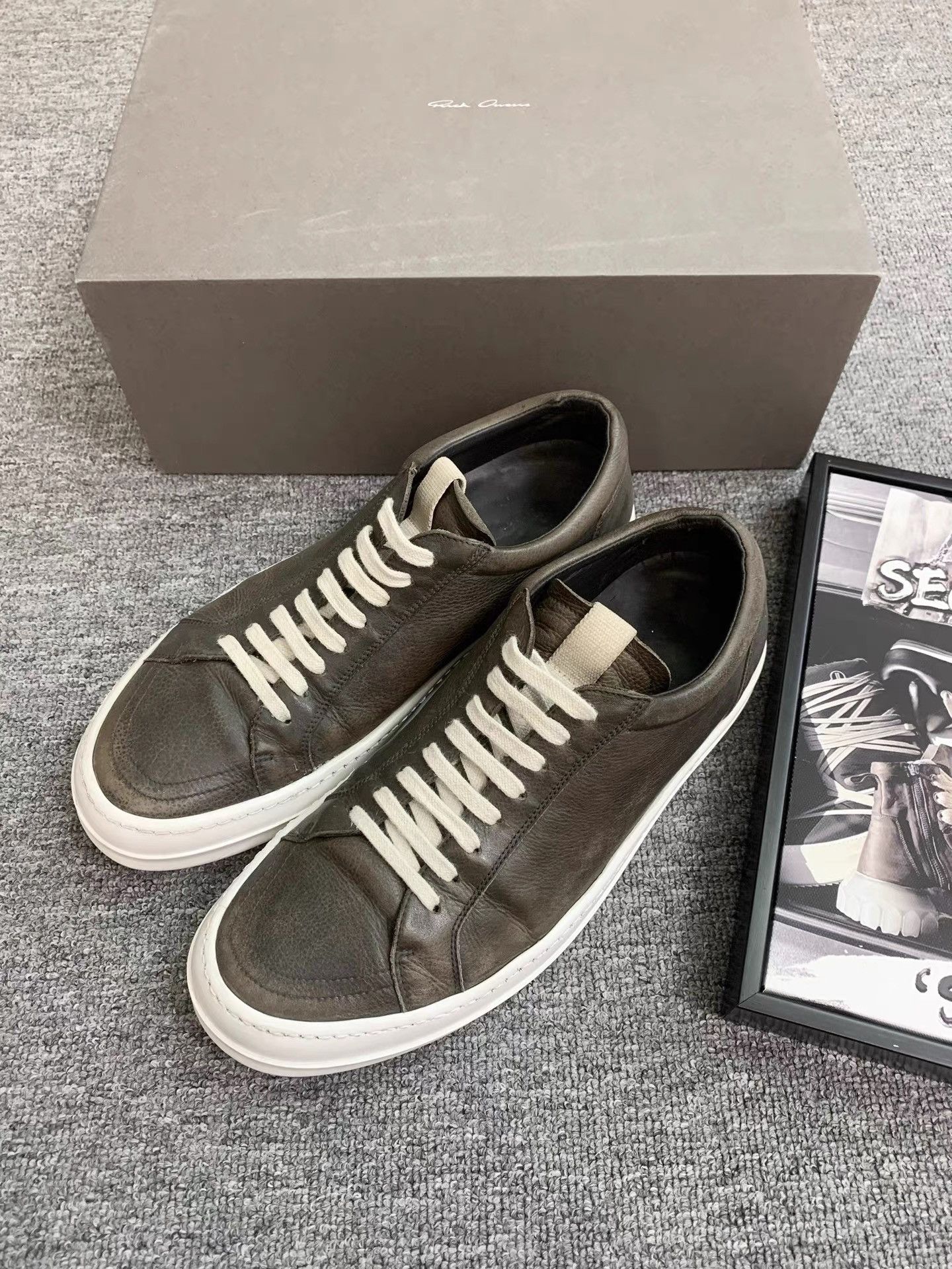 Rick Owens Rick Owens 20FW Mainline Vintage Low "Vans" K34 Size US 10 / EU 43 - 2 Thumbnail