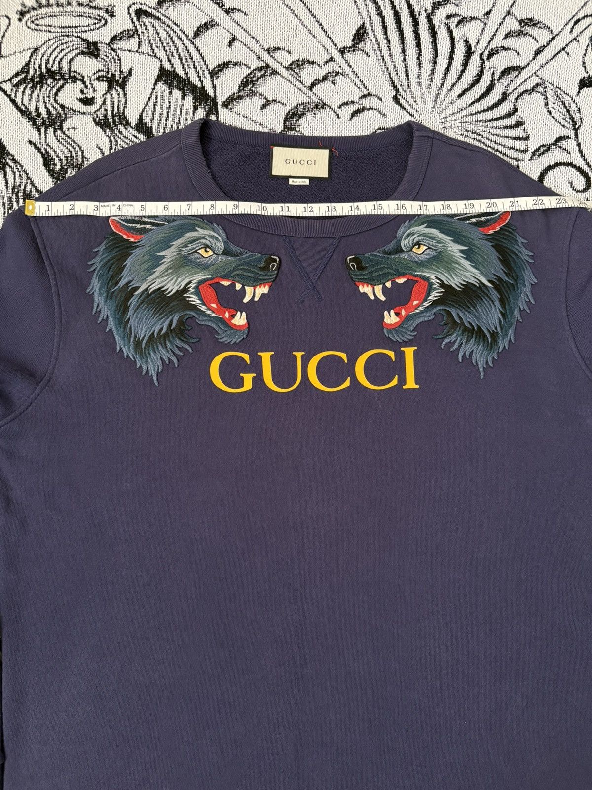 Gucci WOLF HEAD APPLIQUÉ SWEATSHIRT Size US XXL / EU 58 / 5 - 11 Thumbnail