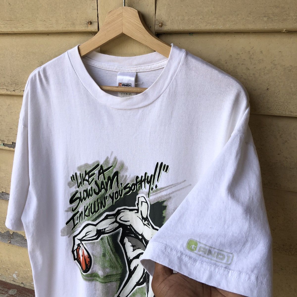 NBA Vintage y2k AND1 Street Basketball Tshirt Size US XL / EU 56 / 4 - 6 Thumbnail