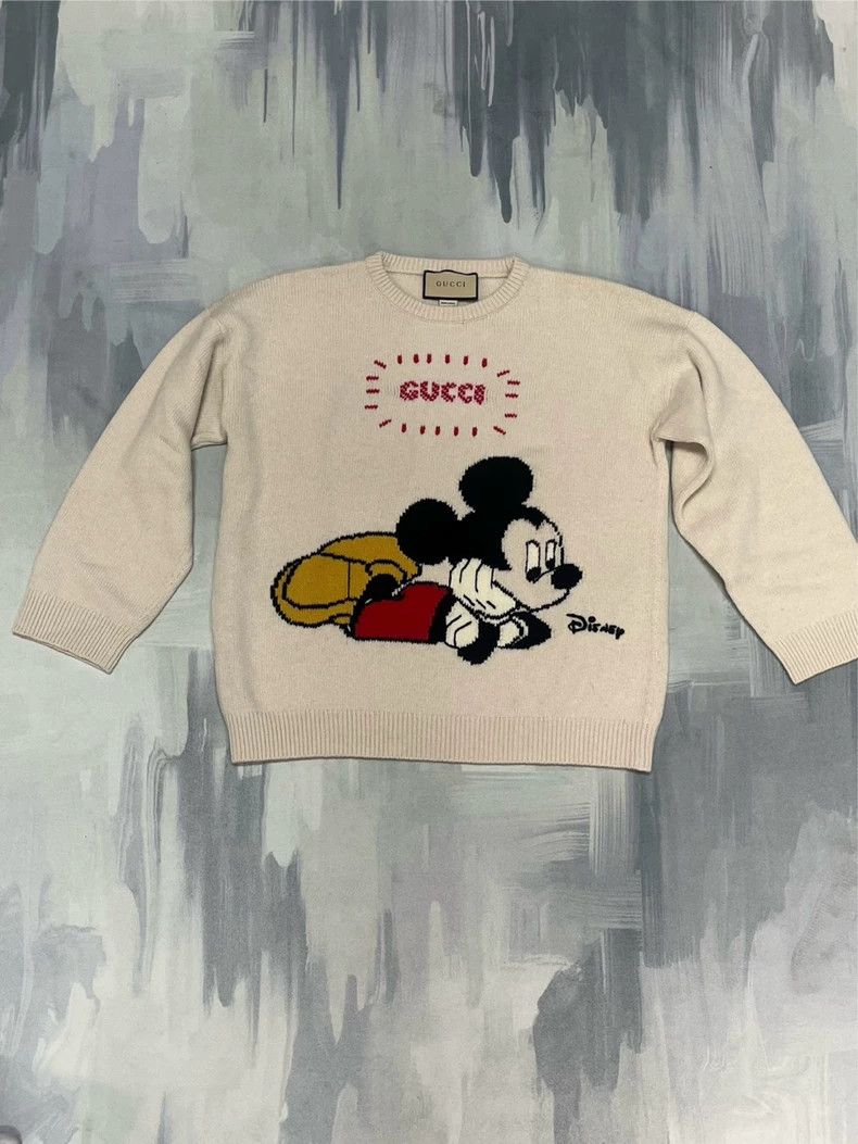 Gucci Gucci Knitted Mickey sweater Size M / US 6-8 / IT 42-44 - 1 Thumbnail