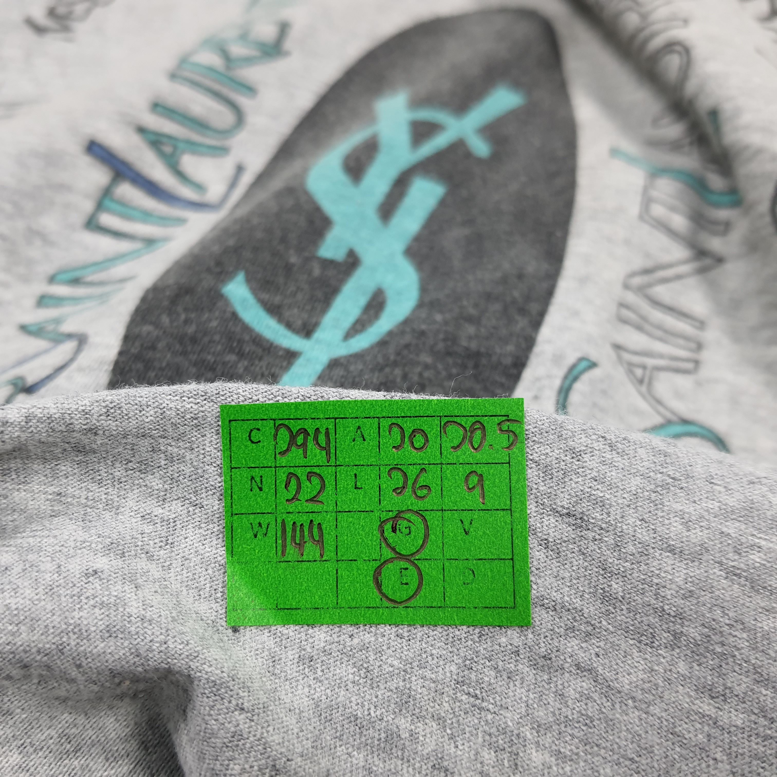 Yves Saint Laurent Vintage Yves Saint Laurent YSL Big Logo Tshirt C294N22 Size US M / EU 48-50 / 2 - 8 Thumbnail