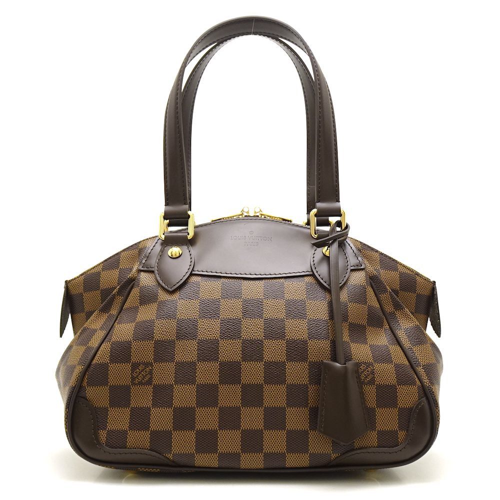 Louis Vuitton Damier Verona PM Ebene Handbag Brown