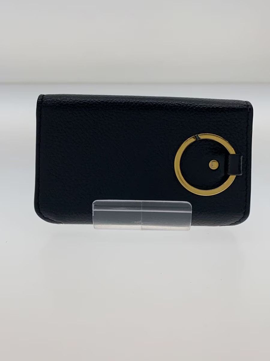 Balenciaga Balenciaga Leather Key Case Black Size ONE SIZE - 2 Thumbnail