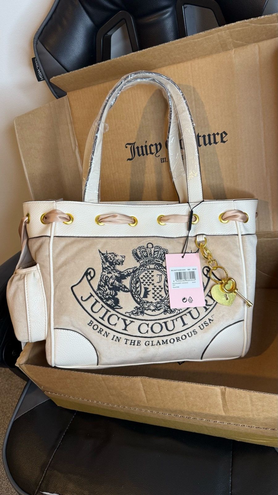 Juicy Couture Juicy Couture Sand Daydreamer Shopper Bag Size ONE SIZE - 5 Thumbnail