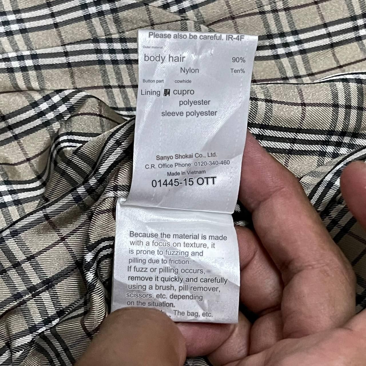 Burberry Vintage Burberry London Blue Label Nova check Wool Coat Size M / US 6-8 / IT 42-44 - 15 Thumbnail