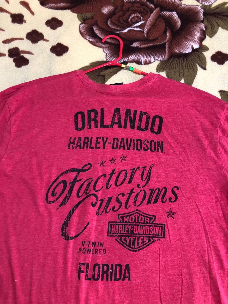 Harley Davidson Harley-Davidson Men's Big Shot Crew-Neck Short Sleeve Cotton Size US XL / EU 56 / 4 - 6 Thumbnail
