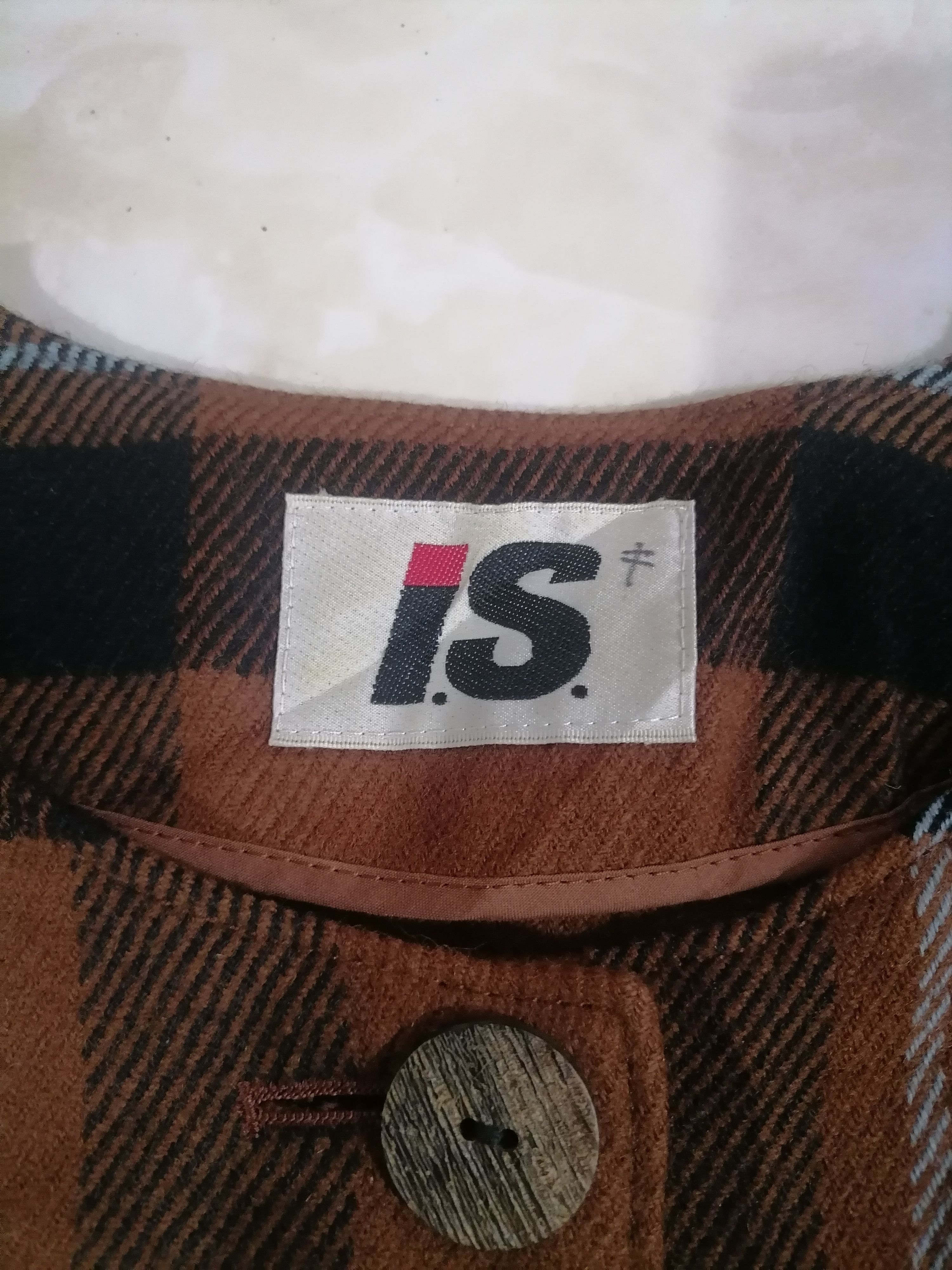 Issey Miyake × Vintage Issey Miyake Checked Pattern Wool Blouse Size M / US 6-8 / IT 42-44 - 4 Thumbnail