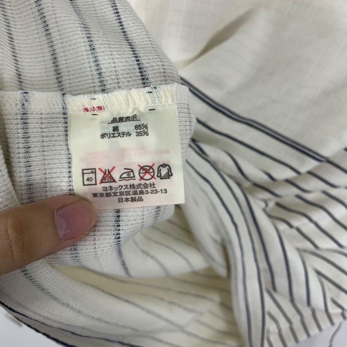Issey Miyake Vintage ISSEY MIYAKE x YONEX JAPAN Collection Polo Tee Size L / US 10 / IT 46 - 10 Thumbnail