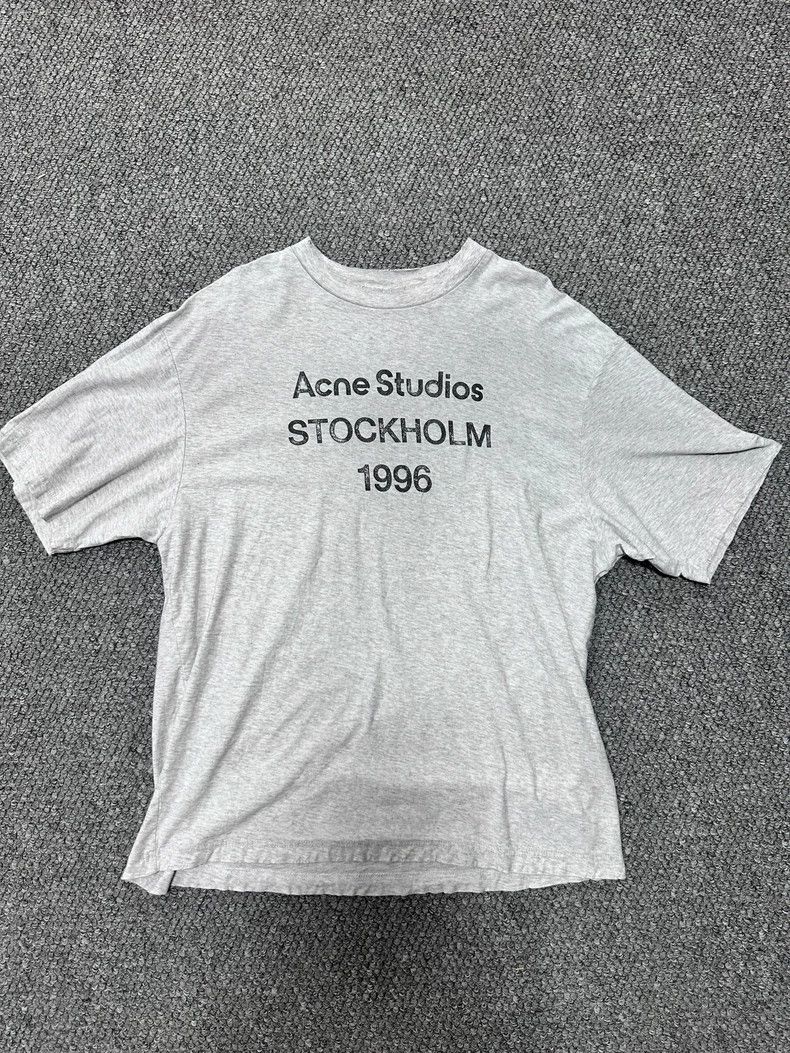 Acne Studios acne studios Grey round-neck T-shirt 2506-Nextarrow Size US M / EU 48-50 / 2 - 1 Thumbnail