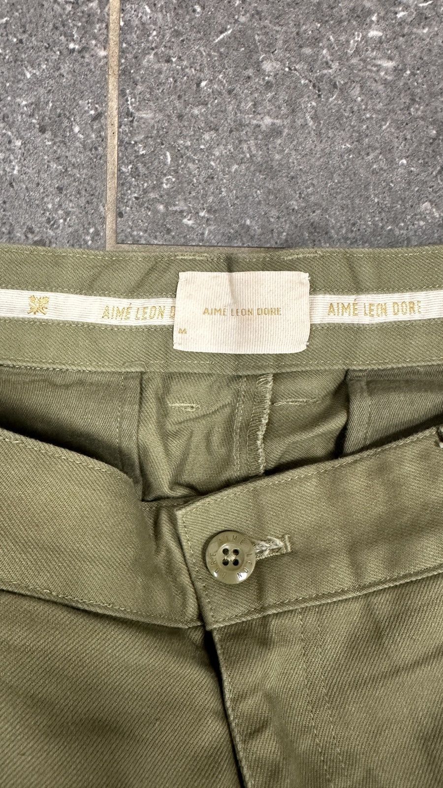 Aime Leon Dore AIME LEON DORE SLIM CHINO PANT - Olive Size US 32 / EU 48 - 2 Thumbnail