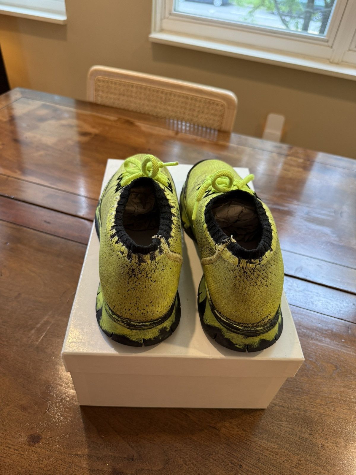 Maison Margiela Maison Margiela Knit Trainer 'Painted Crackle' Size US 10.5 / EU 43-44 - 6 Thumbnail