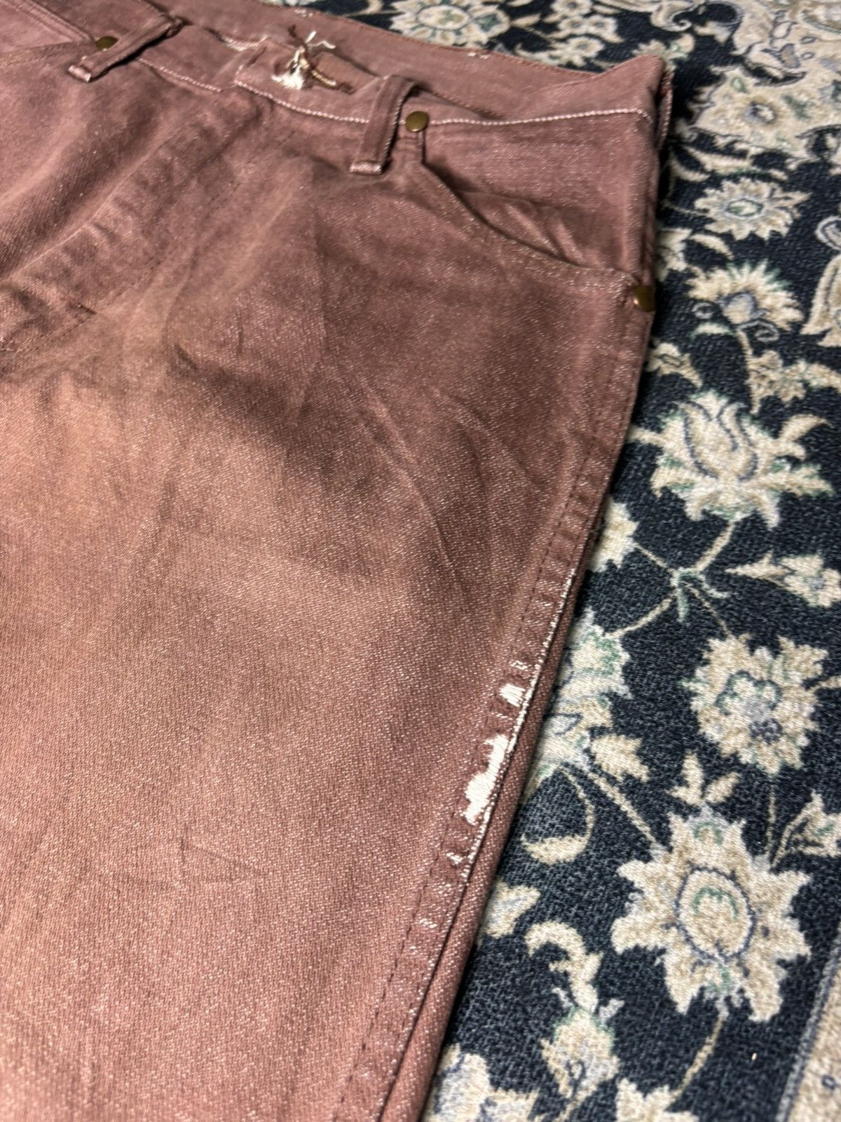 Wrangler vintage Wrangler brown denim pant Size US 30 / EU 46 - 11 Thumbnail