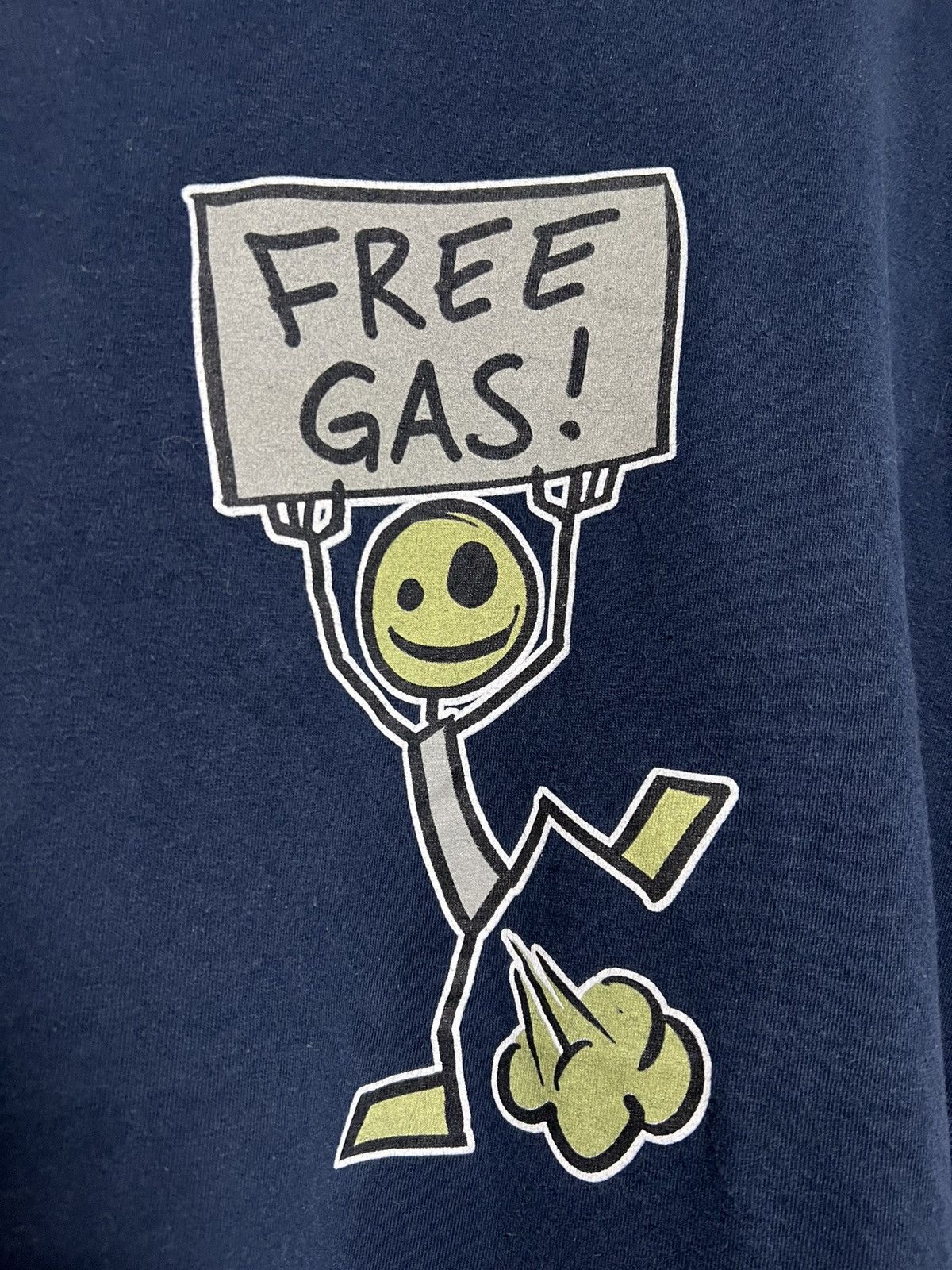 Vintage Vintage Free Gas Tees Size US XL / EU 56 / 4 - 3 Thumbnail