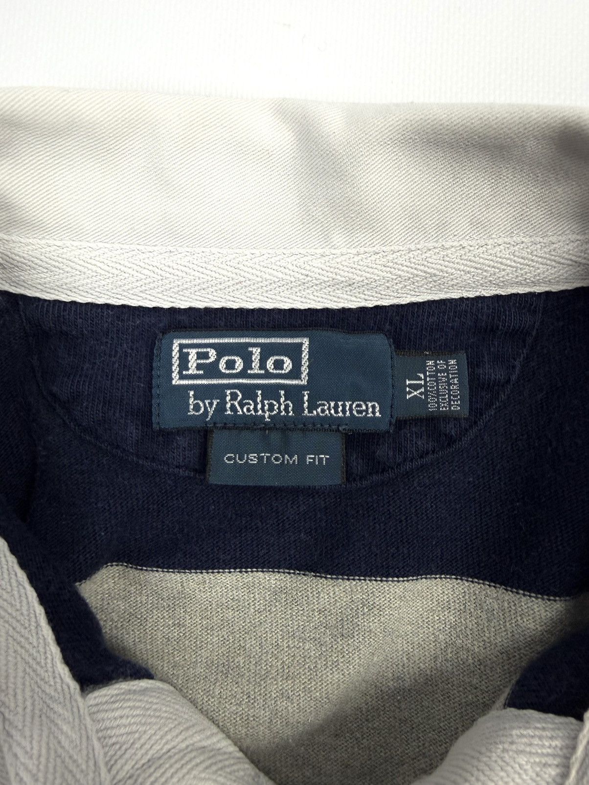 Polo Ralph Lauren Y2K Ralph Lauren Vintage Rugby Striped Long Sleeve Shirt Size US XL / EU 56 / 4 - 10 Thumbnail