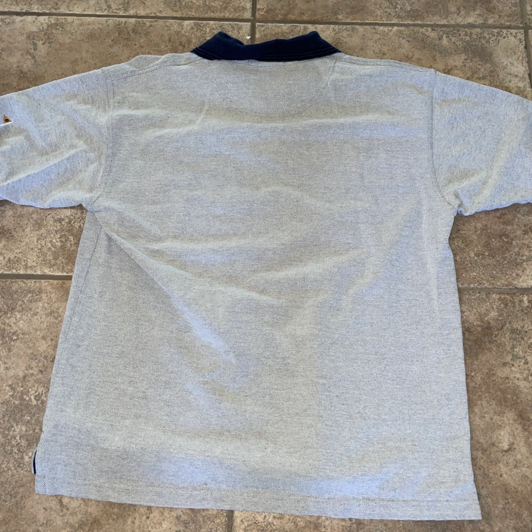Vintage VTG B Klibin Cats 100% Cotton Polo Golf Shirt Mens Size L Gray Polo Men's L Cat Golf Shirt Size US L / EU 52-54 / 3 - 5 Thumbnail
