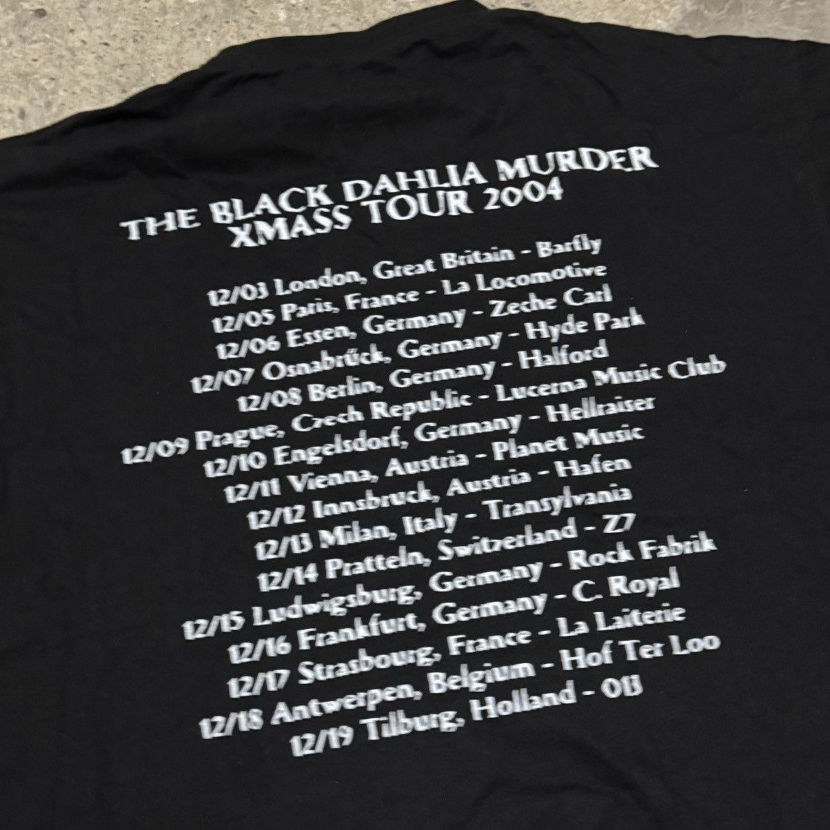 Band Tees × Vintage Vintage The Black Dahila Murder 2004 xmas tour t-shirt Size US XL / EU 56 / 4 - 5 Thumbnail
