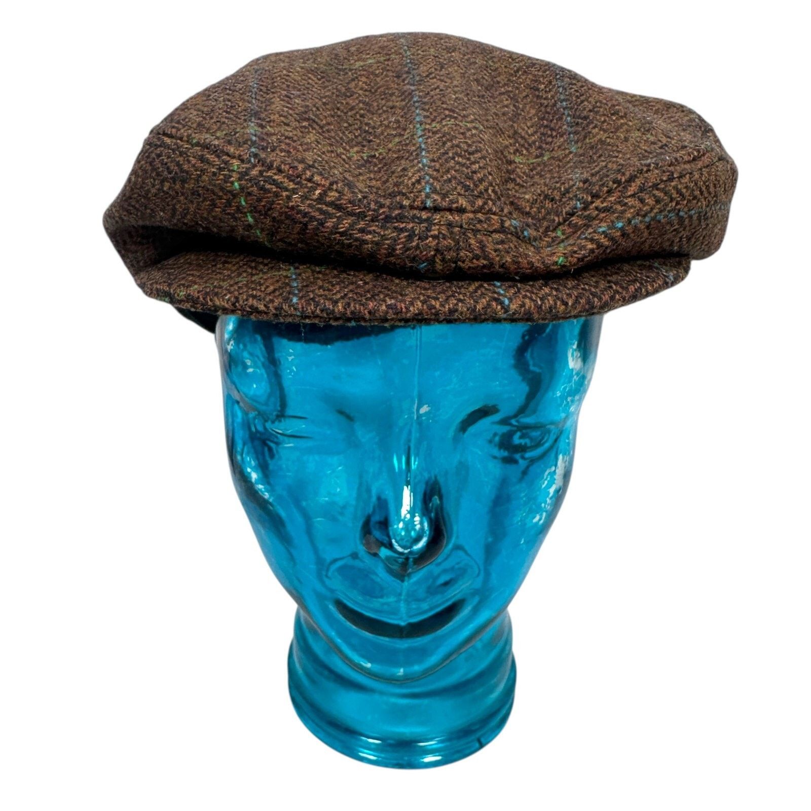 Gap Vintage GAP Tweed Cabbie Driving Newsboy Hat Men’s M Brown Size ONE SIZE - 2 Thumbnail