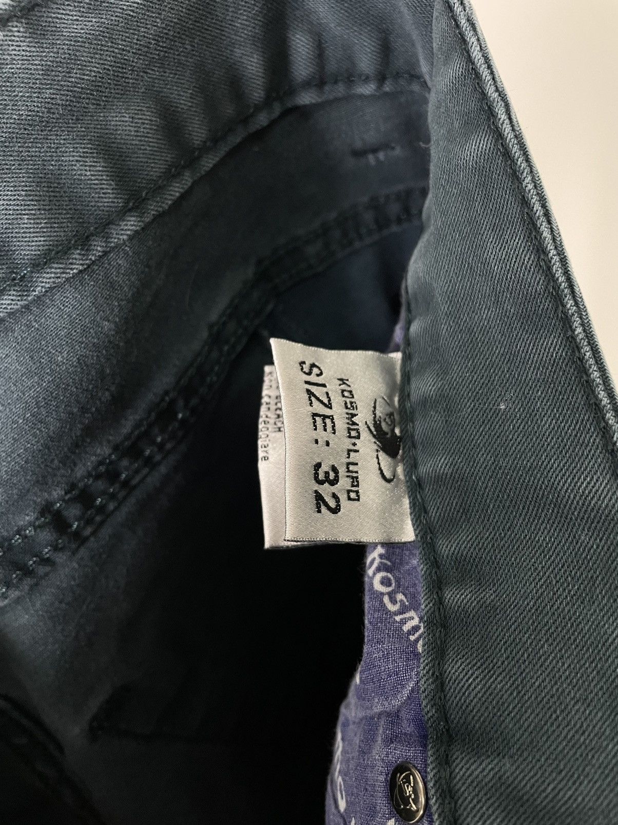 Kapital Kos Mo Lupo Vintage Slim Fit Patchwork Kapital Style Jeans Size US 32 / EU 48 - 14 Thumbnail