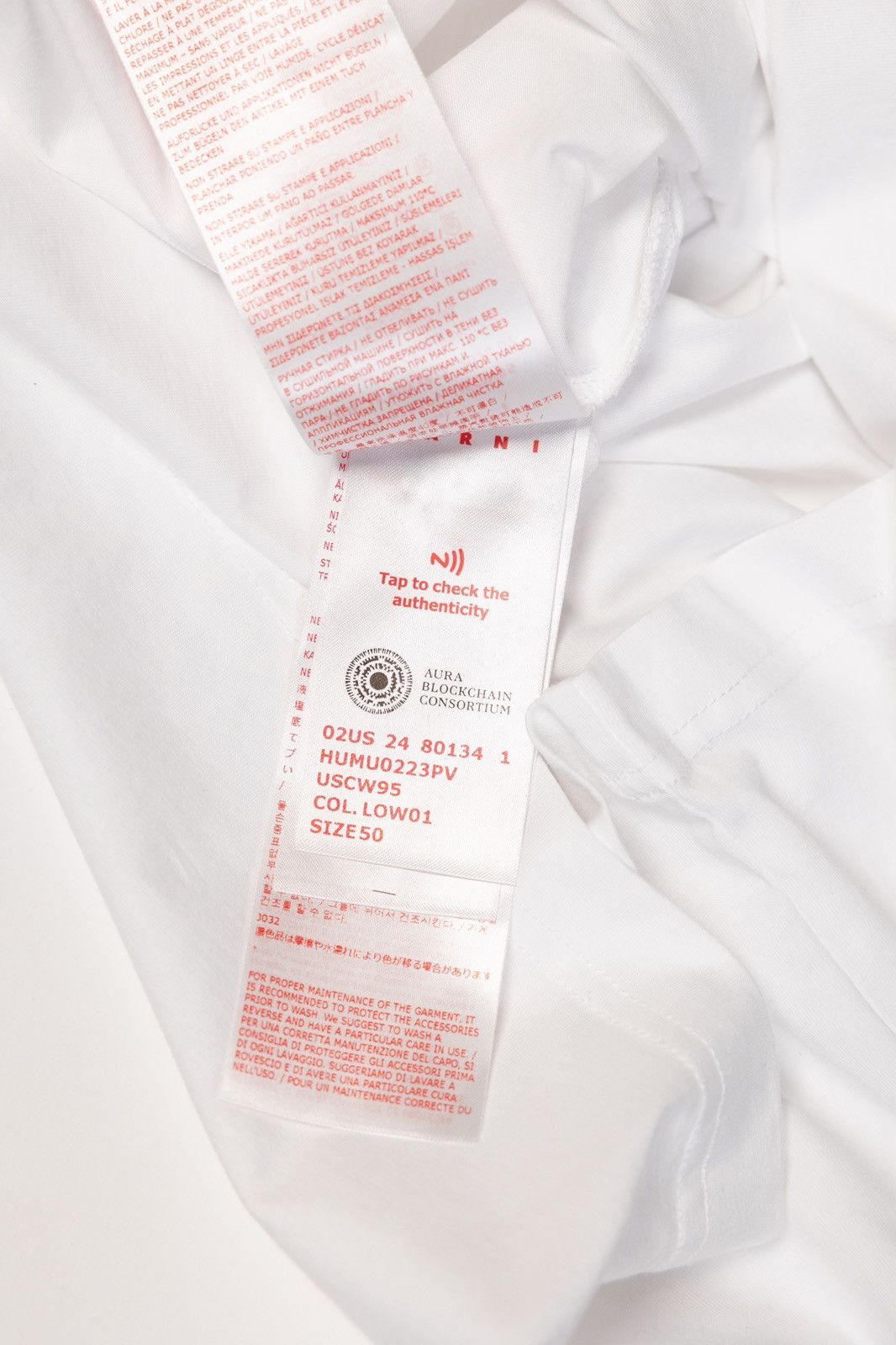 Marni Marni Smeared Logo Tee Size US M / EU 48-50 / 2 - 8 Thumbnail