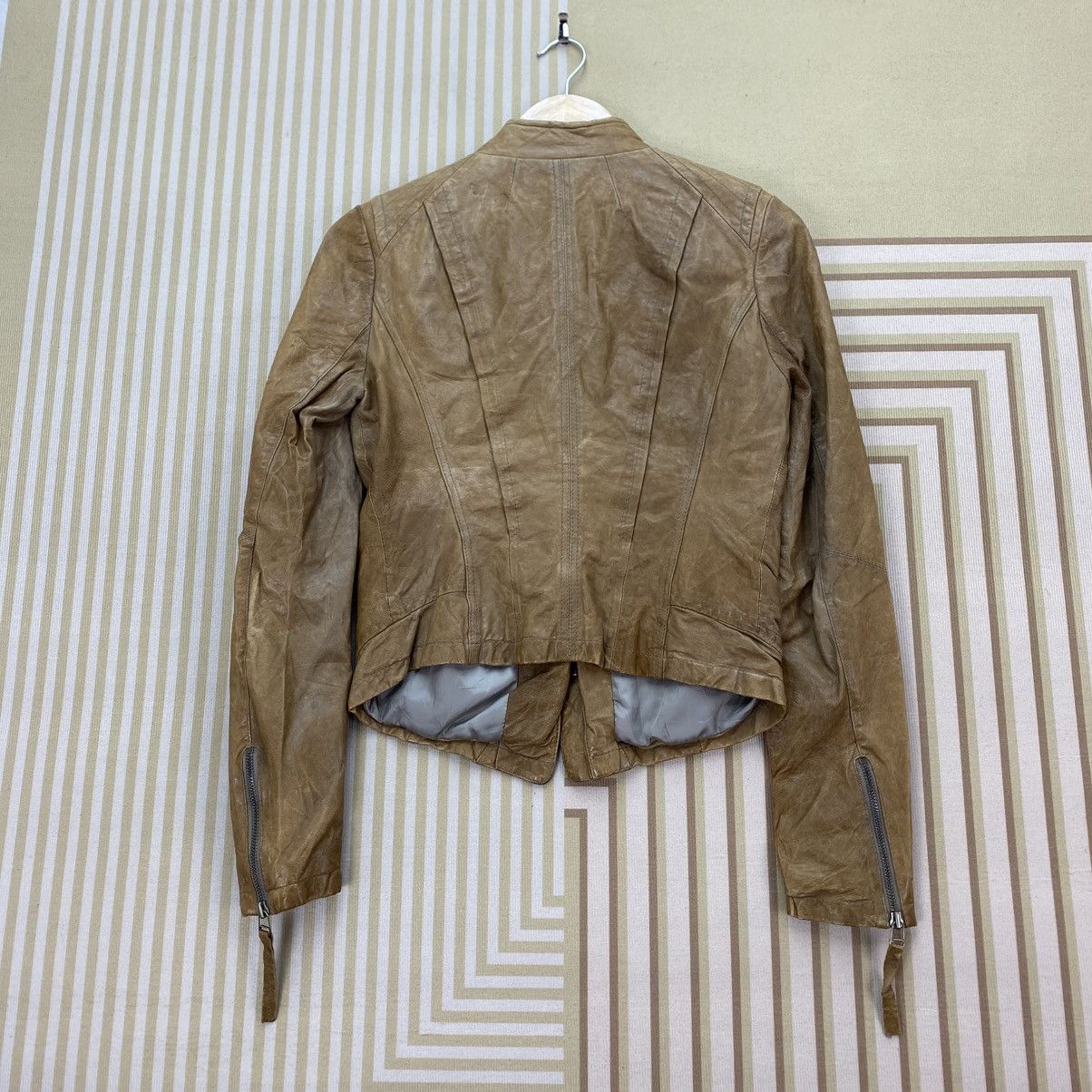 Japanese Brand 🫶Vintage Lamb Leather Biker Jacket Size M / US 6-8 / IT 42-44 - 2 Thumbnail