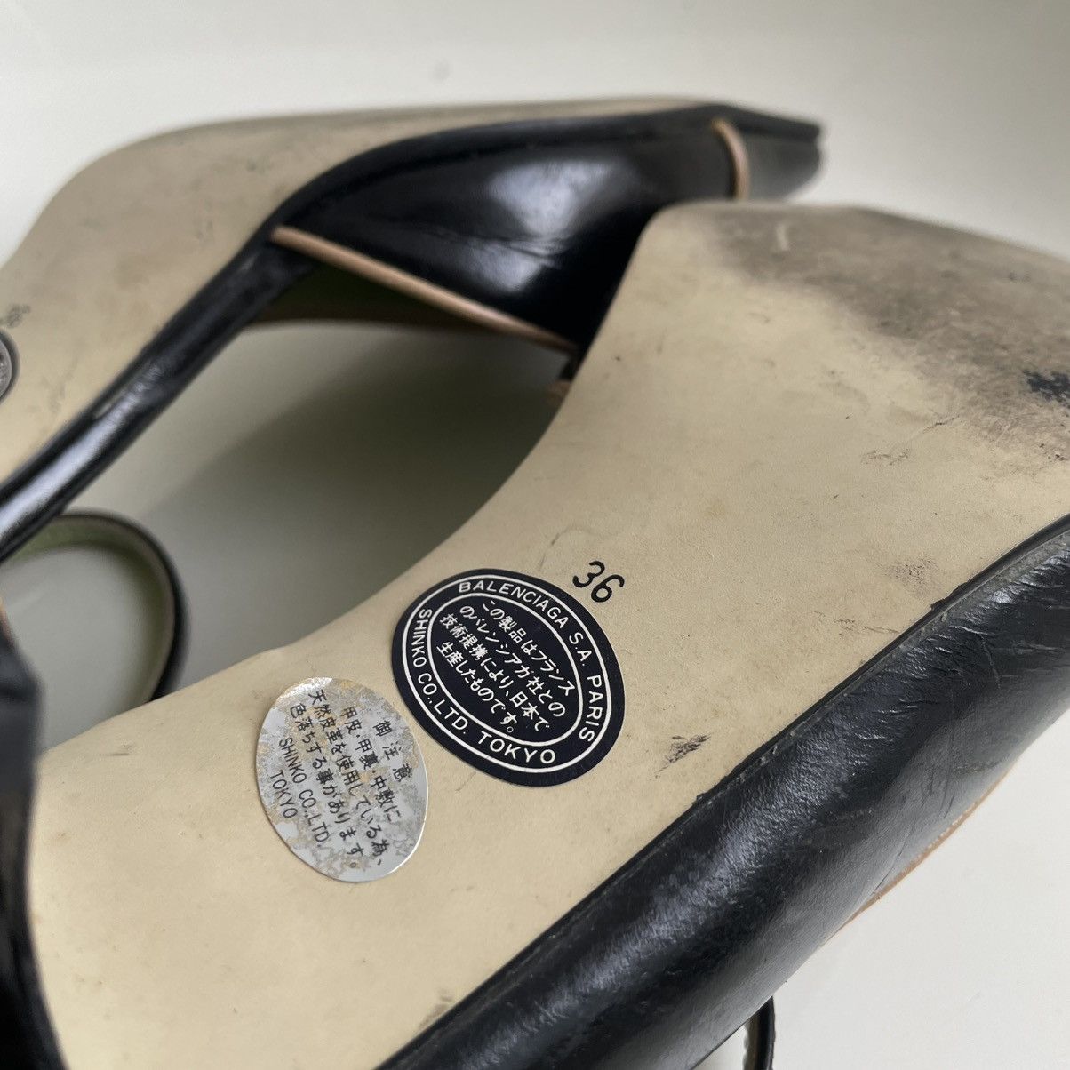 Balenciaga Vintage Balenciaga Paris Black Pumps Size US 6 / IT 36 - 12 Thumbnail