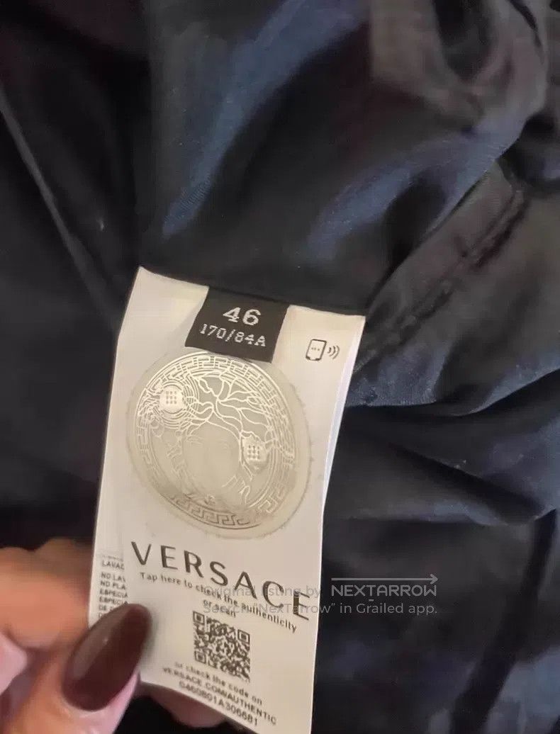 Versace Versace Leather coat Size US S / EU 44-46 / 1 - 3 Thumbnail