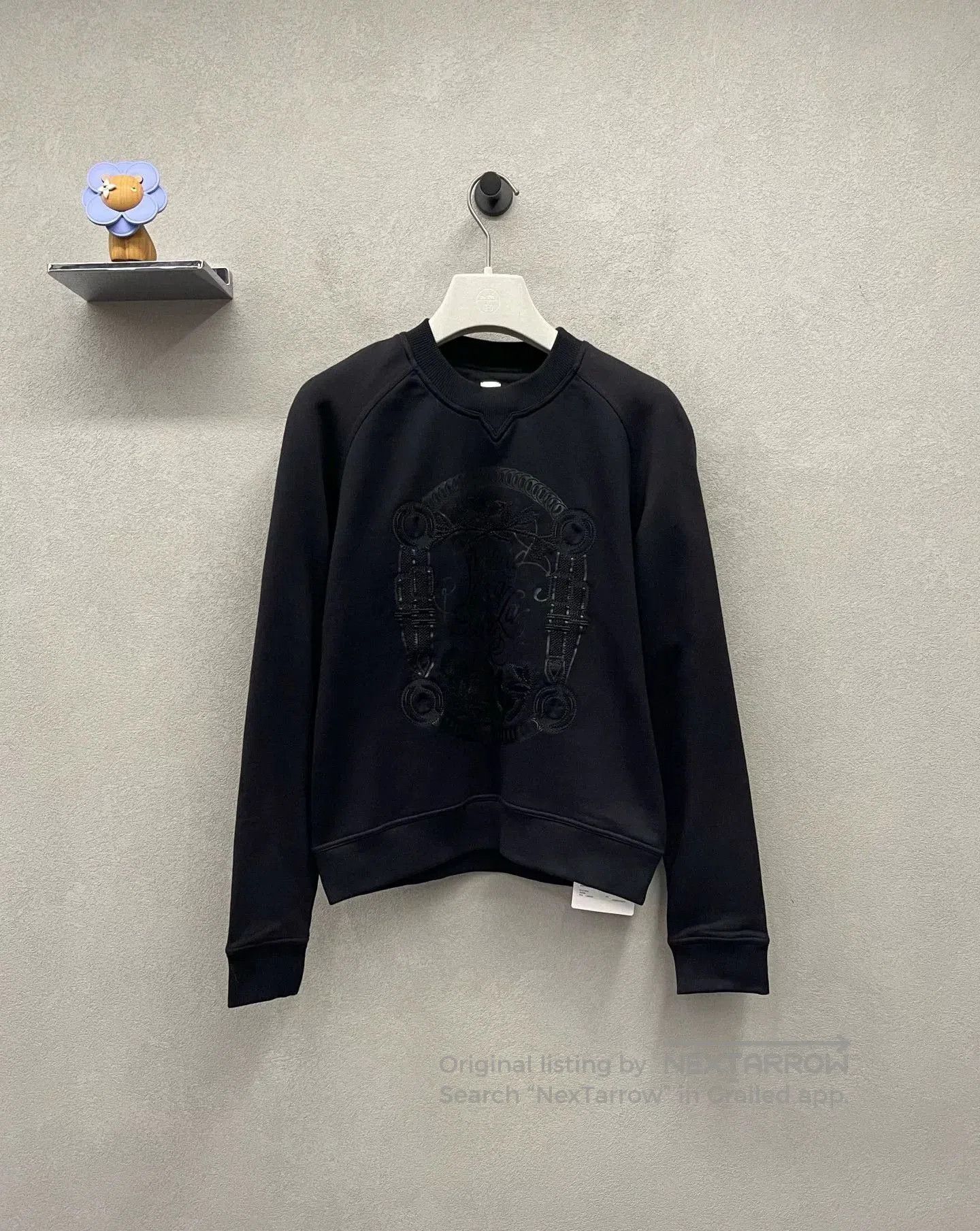 Hermes Hermes Black Crewneck Sweatshirt. Size XS / US 0-2 / IT 36-38 - 1 Thumbnail